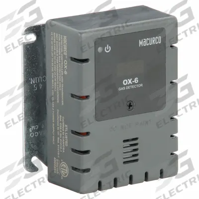 MACURCO Fixed Gas Detector: DVP-120, Oxygen, cETLus Certified, Gas Detector, O2 - Fixed Gas Detectors
