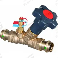VIEGA PROPRESS Balancing Valve: Manual, Press, 0.49 gpm – 1.17 gpm, 0.49 gpm Min. Flow Rate, Brass (MPN 82105). Key specifications — Brand: VIEGA PROPRESS; Accuracy: ±3%.