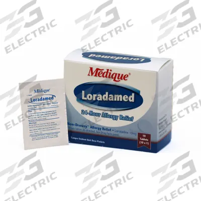 MEDIQUE Sinus and Allergy Reliever: Loratadine, 10 Individual Doses, Unflavored - Antihistamines