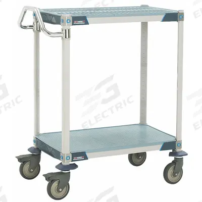 INSTOCK Laboratory Utility Cart: 36 in Overall Lg, 24 in Overall Wd, 39 in Overall Ht - Lab Carts