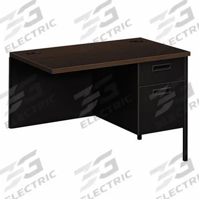 HON Desk Return: Laminate, Mocha, 42 in Overall Wd, 29 1/2 in Overall Ht - Desk Returns