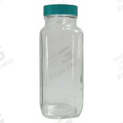 QORPAK Mixing/Storage/Sampling Bottle: 15 mL, 20-400, Urea, Polyethylene/PTFE - Rectangular Glass Lab Bottles