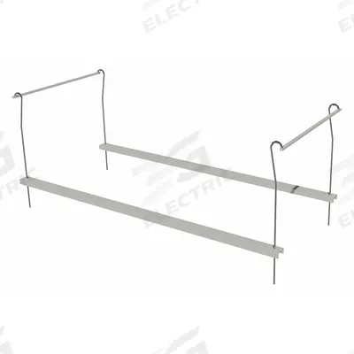 INSTOCK Sink Support: 48 in Overall Wd, Steel, Hardware - Lab Furniture Supports
