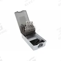 APPROVED VENDOR Jobber Length Drill Bit Set: 21 Pc, 1/16" to 3/8" by 64ths, 118° 4-Facet Point (MPN 450-000021). Key specifications — attr1236168: Box.