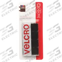 VELCRO BRAND Hook-and-Loop Fastener: Square, 7/8 in Overall Wd, 7/8 in Overall Lg, Hook-and-Loop (MPN 90072). Key specifications — Brand: VELCRO BRAND; Material: Nylon.