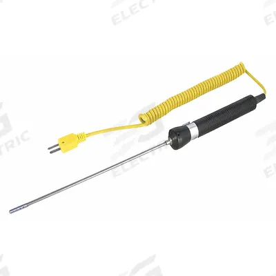 REED INSTRUMENTS Thermocouple Bead Probe: -58°F to 1,652°F /-50°C to 800°C, 6.1 in Probe Lg - Thermocouples for Gas Applications