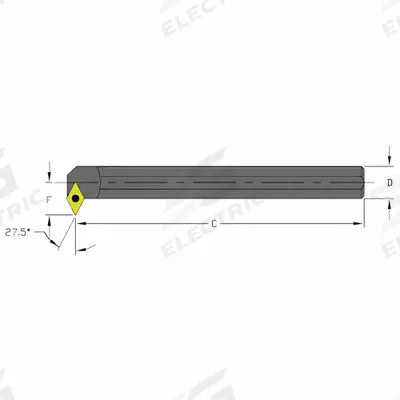 ULTRA-DEX USA Indexable Boring Bar: S10Q SDNCR2 (MPN 957-000-321) - Indexable Boring Bars