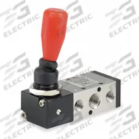 ARO Manual Air Control Valve: MaxAir, Four-Way / Two-Position, Lever, Red, 26 scfm Flow Rate - Max (MPN M212LS). Key specifications — attr1092903: Red; attr1086905: Spring Return; attr1086907: MaxAir; attr1086914: Normally Open; attr1086904: Manual Air Control Valve; attr1086871: M212LS.