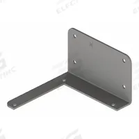 Wireway Bracket Hanger: 4 in Wd, 4 in Ht, 6 1/8 in Lg, Steel (MPN F44HB). Key specifications — Brand: HOFFMAN; With Knockouts: No.