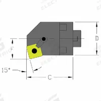 ULTRA-DEX USA Indexable Cutting Head Unit: MH24 MSKNR4-CFT (MPN 912-000-062). Key specifications — attr257335: MH24 MSKNR4-CFT.