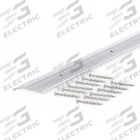 APPROVED VENDOR Carpet Seam Binder: Aluminum, Silver, Polished, 1 3/8 in Overall Wd, 3 ft Overall Lg (MPN 2RRU3). Key specifications — Material: Aluminum; Brand: APPROVED VENDOR.