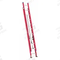 WESTWARD Extension Ladder: 20 ft Ladder Size, Fiberglass, 300 lb Load Capacity, 38 lb Wt, 2 Sections (MPN 44YY15). Key specifications — Color: Red; Brand: WESTWARD; Included Features: Mar-Resistant End Caps; Removable Fly: Fixed.