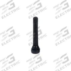HALTEC Tire Valve: Tire Valve, Snap-In, 180° Valve Stem Angle, L-Shape, Std Bore Valve Size, Black (MPN TV-423). Key specifications — Valve Type: Snap-In; Thread Size: 0.305-32; Valve Shape: L-Shape; Color: Black; Product Type: Tire Valve; Compatible Vehicle Type: Automobiles; Material: Rubber; Brand: HALTEC.