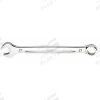 MILWAUKEE Combination Wrench: Chrome Vanadium Steel, Chrome, 21 mm Head Size, 10 5/8 in Overall Lg (MPN 45-96-9521). Key specifications — attr309539: 21 mm; attr309567: Yes; attr324930: MILWAUKEE.