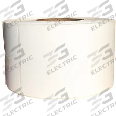 APPROVED VENDOR Barcode Printer Label: 4 in Label Wd, 12 in Label Ht, White, 3 in Core Dia. - Industrial Thermal Transfer Labels