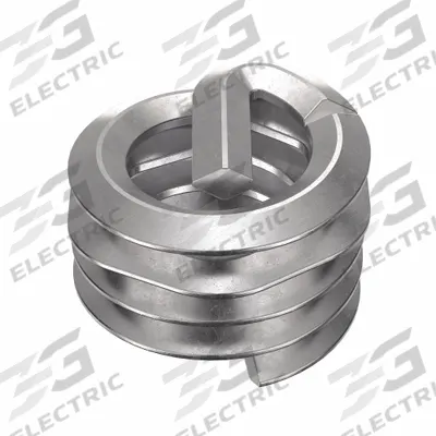 HELI-COIL Helical Insert: Tanged Tang Style, Screw-Locking, #8-32 Thread Size, Plain - Screw-Locking Tanged Helical Inserts
