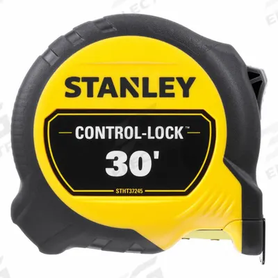 STANLEY Tape Measure: Nonmagnetic Double Hook Tip, 30 ft, Plastic - Standard (Inch) Tape Measures