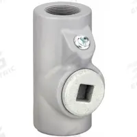 Sealing Fitting - Vertical and Horizontal: Iron, 2 1/2 in Trade Size, Female, 8 1/2 in Overall Lg (MPN EYSEF250). Key specifications — Brand: APPLETON ELECTRIC; Connection Type: Threaded; Thread Gender: Female; Ends - Hazardous Fittings: 2-1/2 in FNPT x 2-1/2 in MNPT; Material: Iron; Hazardous Location Rating: Class I, Division 1 and 2, Groups B, C, D; Thread Type: NPT; Standards: CSA C22.2 No 30.