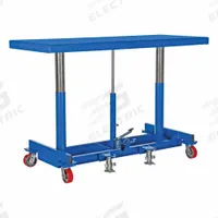 VESTIL Long Deck Cart: Not Powered, 4,000 lb Load Capacity, 60 in L x 20 1/4 in W, Steel, Hydraulic (MPN LDLT-2060-4). Key specifications — Platform Material: Steel; Brand: VESTIL.