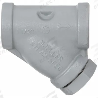 MUELLER STEAM SPECIALTY Y Strainer: 1 in, NPT, Perforated, 0.062 in Screen Size - Carbon Steel Y Strainers