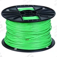 Building Wire: Copper, 10 AWG, 1 Conductors, Stranded, Green, 500 ft Lg, THHN (MPN 22977301). Key specifications — Voltage: 600 V; Brand: SOUTHWIRE.