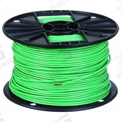 SOUTHWIRE Building Wire: Copper, 10 AWG, 1 Conductors, Stranded, Green, 500 ft Lg - Copper THHN/THWN Building Wires