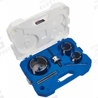 LENOX Hole Saw Kit: 7 Pieces, 2 7/16 in Max. Cutting Dp, Carbide Tipped (MPN LXAH47SET). Key specifications — attr1098172: LENOX.