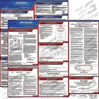 JJ KELLER Labor Law Poster: MN, English, Plastic, 20 in x 24 in, Federal and State Labor Law (MPN 100-MN-1). Key specifications — State/Province: MN; Language: English.
