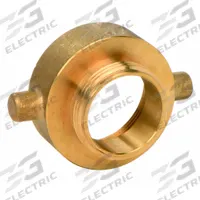 APPROVED VENDOR Fire Hose Adapter: 1 1/2 in Compatible Pipe Size, NST x NPT, Straight, Brass, NPT (MPN 3LZ42). Key specifications — attr660750: NST x NPT; attr660755: 2-1/2 in x 1-1/2 in.
