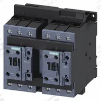 SIEMENS IEC Magnetic Contactor: Reversing, 3 Poles, 3NO Contacts, 40 A, 24V AC Coil (MPN 3RA23358XB301NB3). Key specifications — Brand: SIEMENS; Integrated Surge Suppression: No.