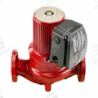 Circulating Pump: 7/8 hp HP, 460V AC, Bronze, 2, 26 ft Max. Head, 11 1/2 in Face to Face, Inline (MPN 96402846). Key specifications — Nameplate Voltage: 460V AC; Connection Type: Flange; Brand: GRUNDFOS; Number of Speeds: 2; Includes Volute: Volute Included; Efficiency: Standard Efficiency; System Type: Potable Water.