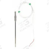 TEMPCO Temperature Probe: 0°F to 1,200°F /-18°C to 650°C, ±0.3°C/0.12 ohm @ 0°C, 6 in Probe Lg (MPN RTD00601). Key specifications — Cable Length: 6 ft; Brand: TEMPCO; Accuracy: ±0.3 °C/0.12 ohm @ 0 °C.