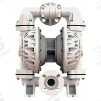 VERSAMATIC Double Diaphragm Pump: Polypropylene Body, 1 1/2 in, Flange Connection, 72 gpm, PP Seat (MPN E4PA5F5T9). Key specifications — Brand: VERSAMATIC; Seat Material: PP; Check Valve Material: PTFE.