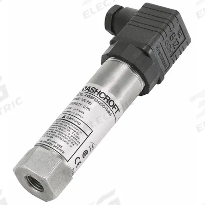 ASHCROFT Pressure Transmitter: 0 psi to 30 psi, 4 to 20mA DC, Hirschmann Form A DIN 43650-A - Intrinsically Safe with DIN 43650 Form A Connector