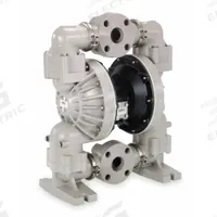 ARO Double Diaphragm Pump: Polypropylene Body, 2 in, Flange Connection, 140 gpm, 289 ft Max. Head (MPN 6662B3-311-C). Key specifications — Brand: ARO; Seat Material: PP; Check Valve Material: Neoprene.