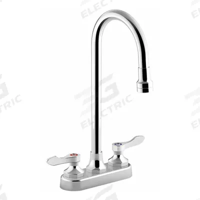 KOHLER Gooseneck Bathroom Faucet: Triton Bowe, Brass, Polished Chrome Finish - Centerset Handle Bathroom Faucets