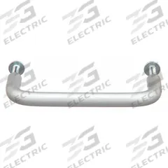 MONROE PMP Pull Handle: Threaded Holes, Aluminum, Silver, #8-32 Screw Size, 0.31 in (MPN PH-0100). Key specifications — Brand: MONROE PMP; Projection Type: Non-Recessed; Material: Aluminum; Finish: Dull Anodized; Color: Silver; Folding Type: Fixed; Mounting Type: Threaded Holes; Screw Size: #8-32.
