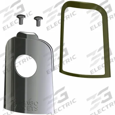 CHICAGO FAUCETS Window Repair Kit: For HyTronic Series, Plastic - Faucet Sensor Window & Top Cap Repair Kits