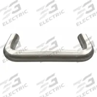 MONROE PMP Pull Handle: Threaded Holes, Aluminum, Silver, M4 Screw Size, 0.31 in, 1.3 in Projection (MPN PH-0122). Key specifications — Brand: MONROE PMP; Projection Type: Non-Recessed; Material: Aluminum; Finish: Dull Anodized; Color: Silver; Folding Type: Fixed; Mounting Type: Threaded Holes; Screw Size: M4.
