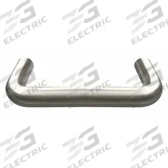 MONROE PMP Pull Handle: Threaded Holes, Aluminum, Silver, M4 Screw Size, 0.31 in, 1.3 in Projection (MPN PH-0122). Key specifications — Brand: MONROE PMP; Projection Type: Non-Recessed; Material: Aluminum; Finish: Dull Anodized; Color: Silver; Folding Type: Fixed; Mounting Type: Threaded Holes; Screw Size: M4.