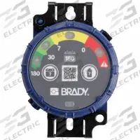 BRADY Inspection Timer: 180 day Inspection Intervals, Dark Green/Light Green/Red/Yellow, 10 PK (MPN 150743). Key specifications — Inspection Light Intervals: Yellow Every 10 sec; Brand: BRADY.