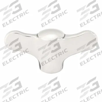 APPROVED VENDOR Hand Knob: Wing, Stainless Steel, 3/8"-16 Thread - Corrosion-Resistant Wing Knobs with Threaded Hole
