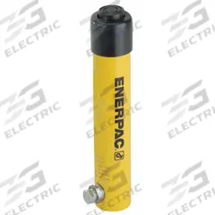ENERPAC Hydraulic Ram: 5 ton Nominal Capacity, 5 in Nominal Stroke Lg, 8.5 in Retracted Ht, 1 in (MPN RW55). Key specifications — attr98898: ENERPAC; attr1099387: 1 in.