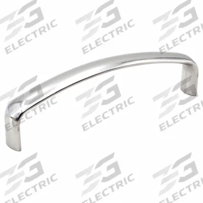 SUGATSUNE Pull Handle: Threaded Holes, Stainless Steel, Silver, #6-32 Screw Size - Standard Pull Handles