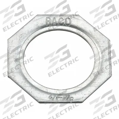BELL Reducing Washer: 1 in x 1/2 in For Conduit Size, Steel, Silver - Reducing Washers