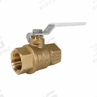 JOMAR VALVE Manual Two-Way Ball Valve: 4 in, Brass, Straight, Press x Press, Full Port Ball Port (MPN 100-411G). Key specifications — Brand: JOMAR VALVE; Handle: Locking Lever.