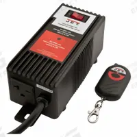 JET Wood Dust Collector Remote Control: For Use With 710701K/710702K/710703K/710704K (MPN 708636D). Key specifications — attr992250: JET; attr992255: (1) Remote Control Transmitter; attr992252: 710702K; attr992260: Remote Control; attr992261: 708636D.