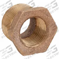 APPROVED VENDOR Metal Pipe Straight: Straight, 1 in x 3/4 in, Brass, 200 psi, Bushing (MPN 6RCW6). Key specifications — Brand: APPROVED VENDOR; Maximum Operating Pressure: 200 psi.