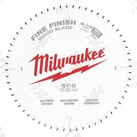 MILWAUKEE Circular Saw Blade: 8 1/2 in Blade Dia., 60 Teeth, 0.1 in Cut Wd, 5/8 in Arbor Size (MPN 48-40-0826). Key specifications — attr1116119: MILWAUKEE; attr1145631: Wood.