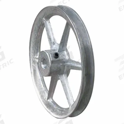 CONGRESS DRIVES Single Groove A-section Pulley: 1 Groove, 12 in OD, Fixed Bore, 1 in Bore - Fixed-Bore Die-Cast V-Belt Pulleys